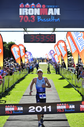 Busselton 70.3 Finish
